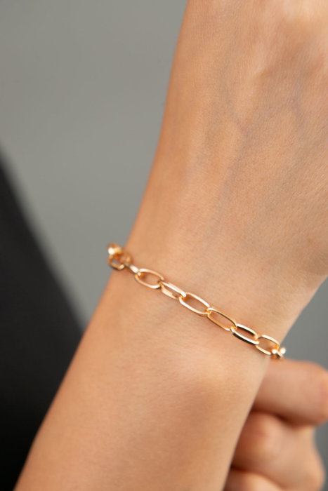 Heliophilia Silver Pulsera de Metal Dorada CBL9341